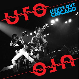 UFO- LIGHTS OUT IN CHICAGO - RED/BLACK SPLATTER