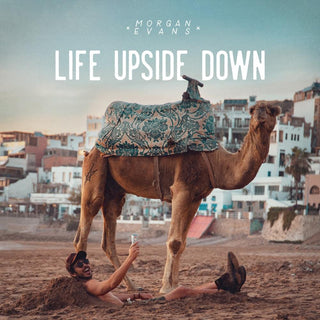the album cover for Morgan Evans - Life Upside Down (Ep) (Mod)