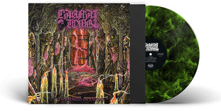 Carnal Tomb- Embalmed In Decay - Lime/Black Marbled