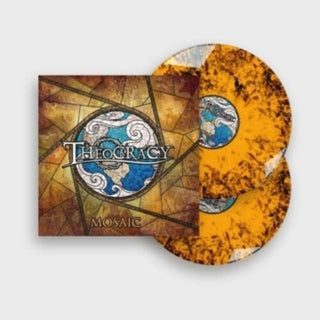 Theocracy- Mosaic - Orange with Black Dust Colored Vinyl