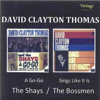the album cover for David Thomas  Clayton - Shays & Bossmen