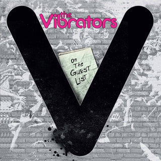 The Vibrators- On The Guest List - Pink/Black Splatter