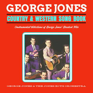 the album cover for George Jones  / Jones Boys Orchestra - Country & Western Song Book: Instrumental (Mod)
