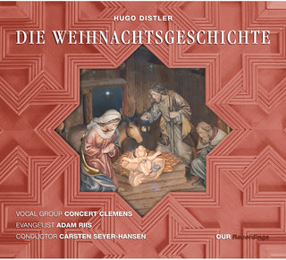 the album cover for Distler / Riis / Vocal Group Concert Clemens - Die Weihnachtsgeschichte
