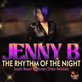 the album cover for Jenny B - Rhythm Of The Night (Mod)