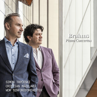 the album cover for Brahms / Trpceski / Wdr Sinfonieorchester - Piano Concertos