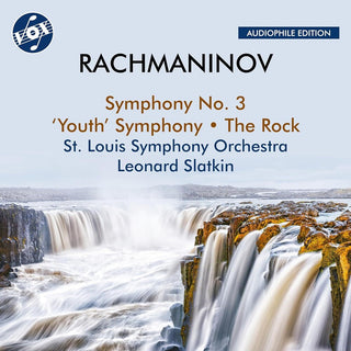 the album cover for Rachmaninoff / Slatkin / St. Louis Symphony Orch - Symphony No. 3 In A Minor Op. 44 Youth Symphony