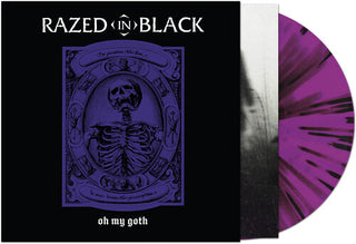 Razed in Black- Oh My Goth! - Purple Black Splatter