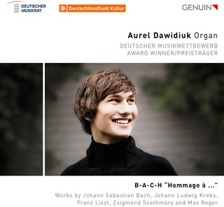 the album cover for J Bach .S. / Krebs / Dawidiuk - B-A-C-H Hommage A ...