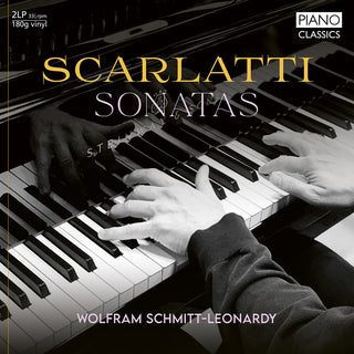 the album cover for Scarlatti / Schmitt-Leonardy - Sonatas