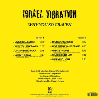 Israel Vibration- Why You So Craven