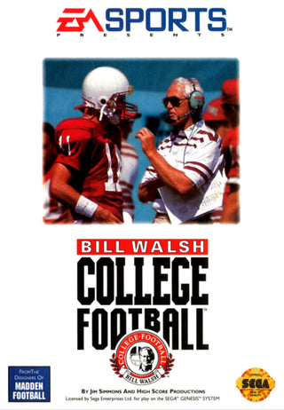 Bill Walsh College Football (In Box, No Manual)