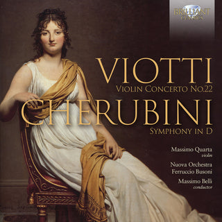 the album cover for Cherubini / Viotti / Massimo Quarta - Violin Concerto No. 22 Cherubini: Symphony In D
