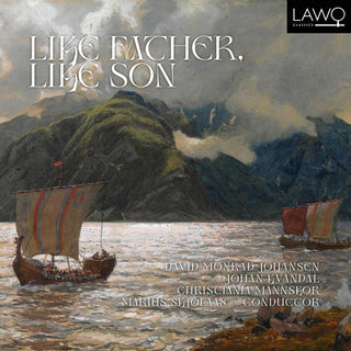 the album cover for Johansen / Kvandal / Mannskor - Like Father Like Son