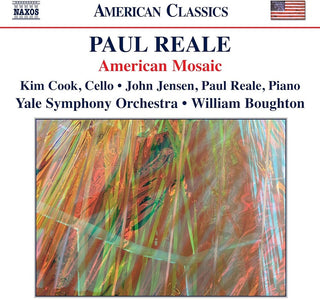 the album cover for Reale / Jensen / Yale Symphony Orchestra - American Mosaic