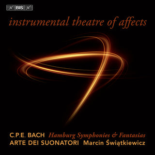 the album cover for C Bach .P.E. / Swiatkiewicz - Instrumental Theatre Of Affects (Hybr)