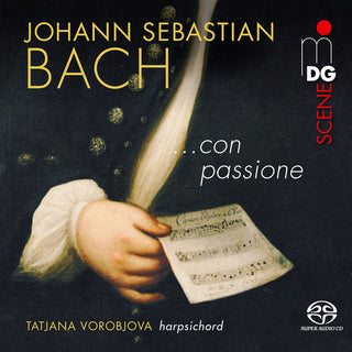 the album cover for J Bach .S. / Vorobjova - Con Passione (Hybr)