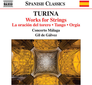 the album cover for Turina / Giordano / Concerto Malaga - Works For Strings