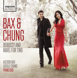 the album cover for Debussy / Ravel / Chung - Bax & Chung Piano Duo - Debussy & Ravel For Two