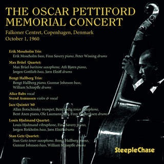 the album cover for Oscar Pettiford - Memorial Concert - 1960