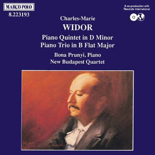 the album cover for Widor / Prunyi / New Budapest Quartet - Piano Trio / Piano Quintet