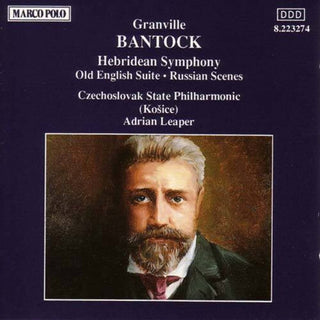 the album cover for Bantock / Leaper / Czech State Philharmonic - Hebridean Symphony / Russian Scenes