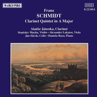 the album cover for Schmidt / Janoska / Ruso / Mucha / Slavik - Clarinet Quintet