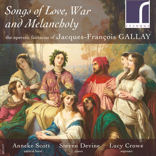 the album cover for Gallay / Crowe / Scott - Songs Of Love War & Melancholy (Jewl)