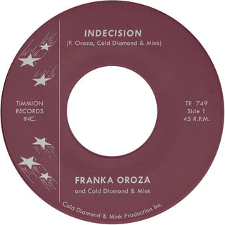 the album cover for Franka Oroza - Indecision - Purple [Colored Vinyl] (Purp)