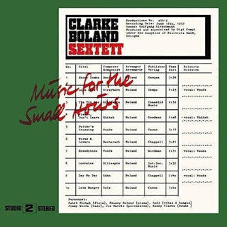 Clarke-Boland Sextett- Music For The Small Hours