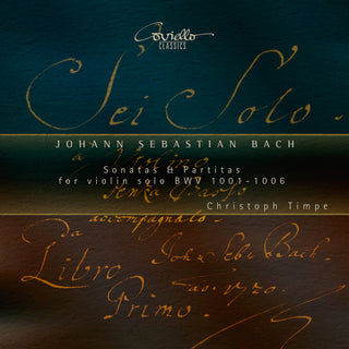 the album cover for J Bach .S. / Timpe - Sonatas & Partitas For Violin Solo, Bwv