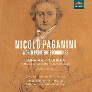 the album cover for Nicolo Paganini  / Fanfoni,Luca - World Premiere Recordings - Sonata A Preghiera