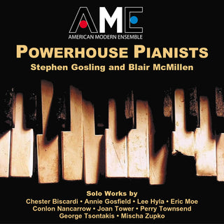 the album cover for Stephen Gosling - Powerhouse Pianists