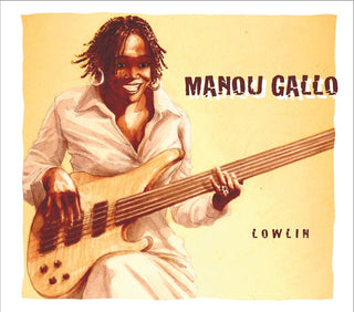 the album cover for Manou Gallo - Lowlin