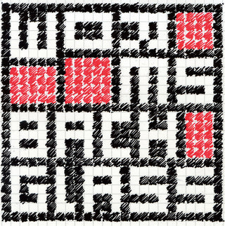 the album cover for Marcel Worms - Bach Glass Worms