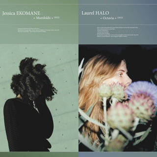 the album cover for Jessica Ekomane  / Halo,Laurel - Manifolds / Octavia