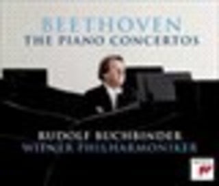 the album cover for Beethoven / Rudolf Buchbinder - Piano Concertos