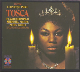 the album cover for Leontyne Price - Tosca