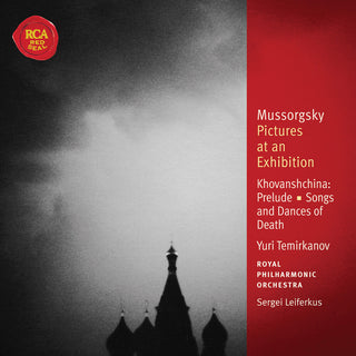 the album cover for Yuri Temirkanov - Pictures At An Exhibition [Remastered]