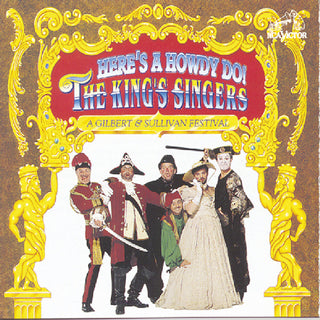 the album cover for Anne Marie David - Here's A Howdy Do / Gilbert & Sullivan Festival