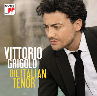 the album cover for Vittorio Grigolo - Italian Tenor