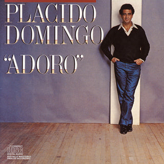 the album cover for PlÃ¡cido Domingo - Adoro