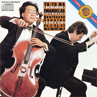 the album cover for Yo-Yo Ma - Cello Sonatas 3 & 5