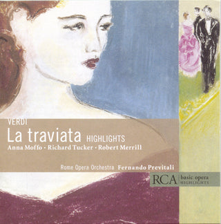 the album cover for Fernando Previtali - La Traviata [Highlights]