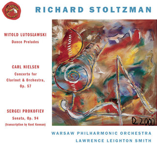 the album cover for Richard Stoltzman - Con Cl/Orch Op. 57/Son Cl Op.