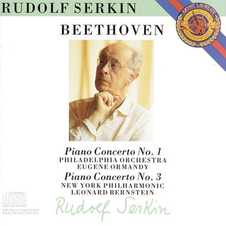 the album cover for Rudolf Serkin - Piano Concerti 1 & 3