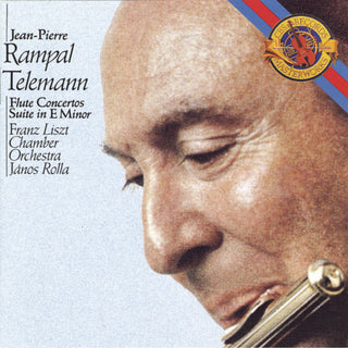 the album cover for G.P. Telemann - Flute Concertos / Suite In E Minor