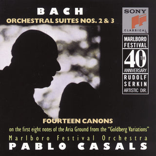 the album cover for J.S. Bach - Orchestral Suites 2 & 3