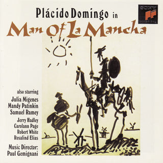 the album cover for PlÃ¡cido Domingo - Man Of La Mancha
