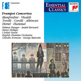 the album cover for Helmut Hunger - Trumpet Concertos